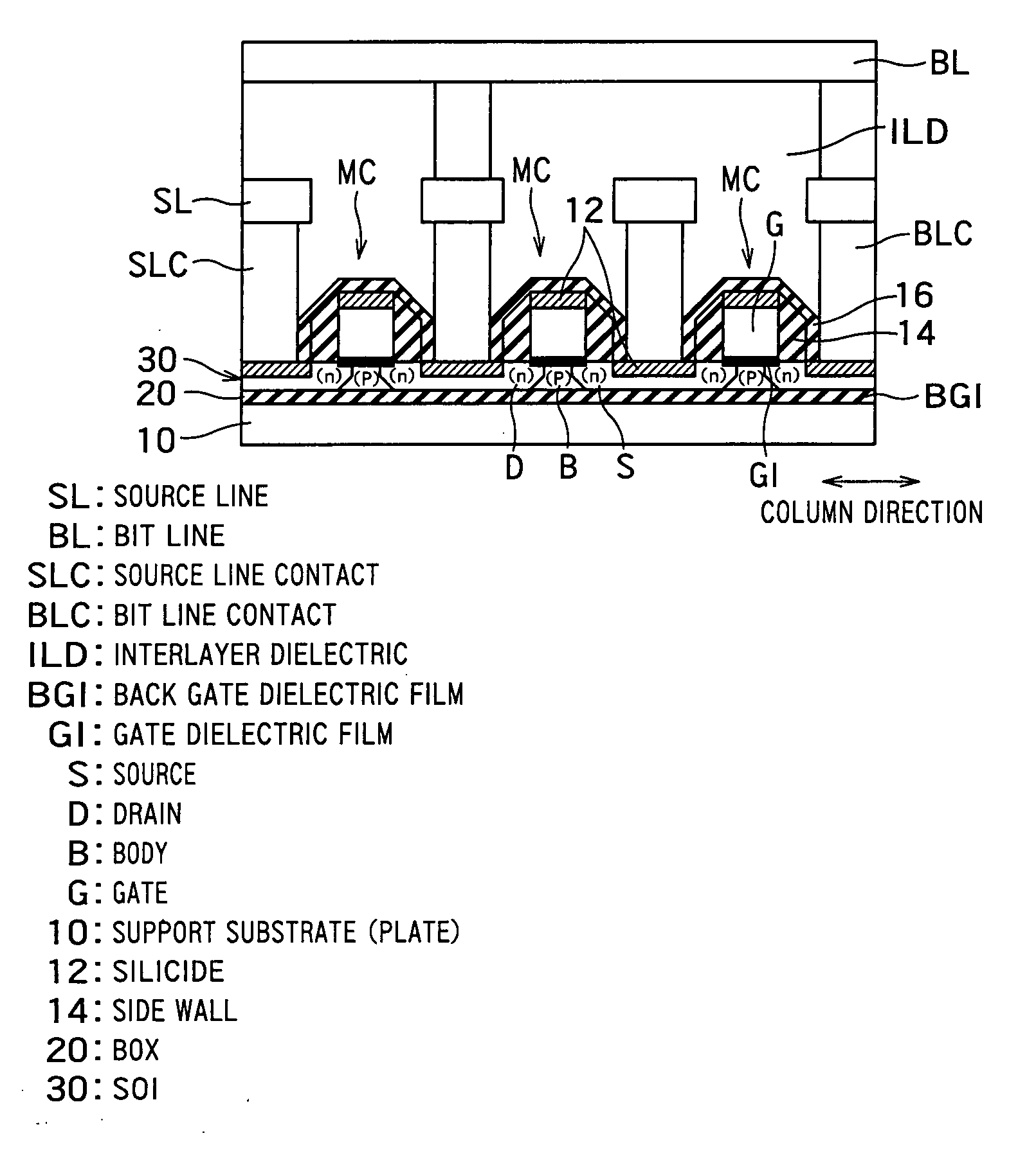 Method of driving a semiconductor memory device and a semiconductor memory device