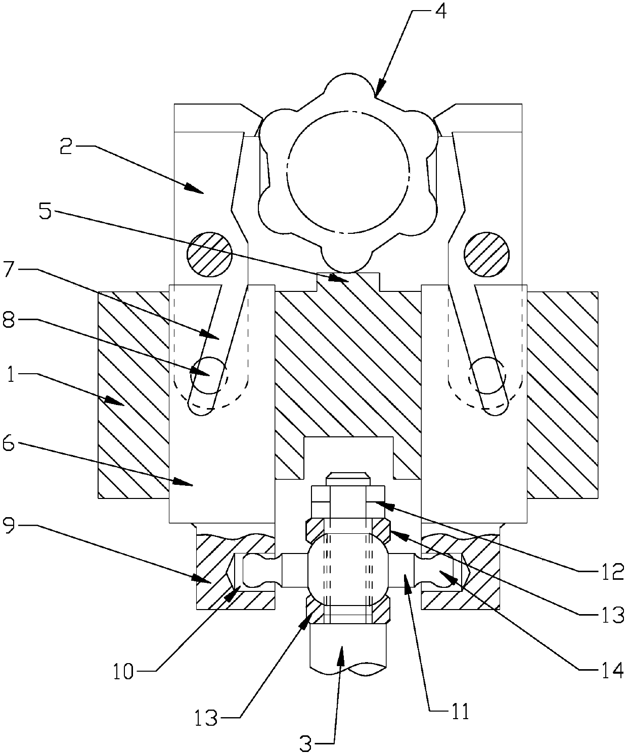 Guide driving external float clamping tool