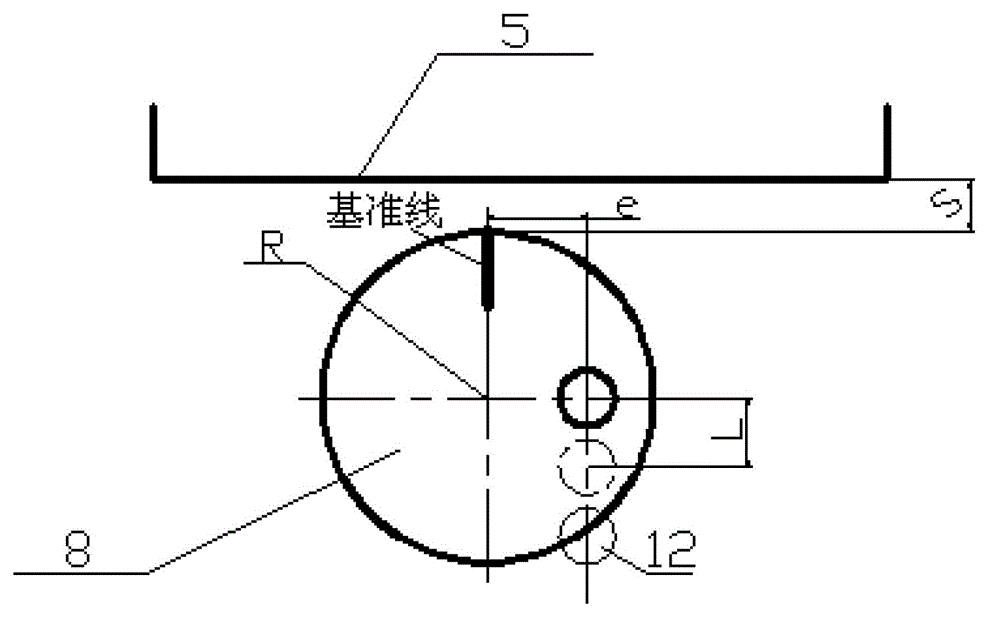 Eccentric-wheel-type rapid clamping vice