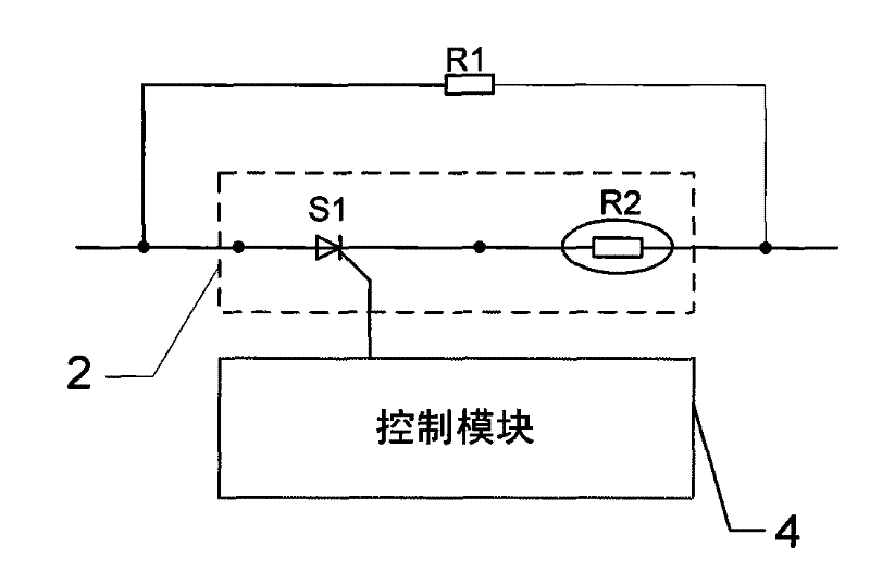 Suppressing circuit of power-on impact current