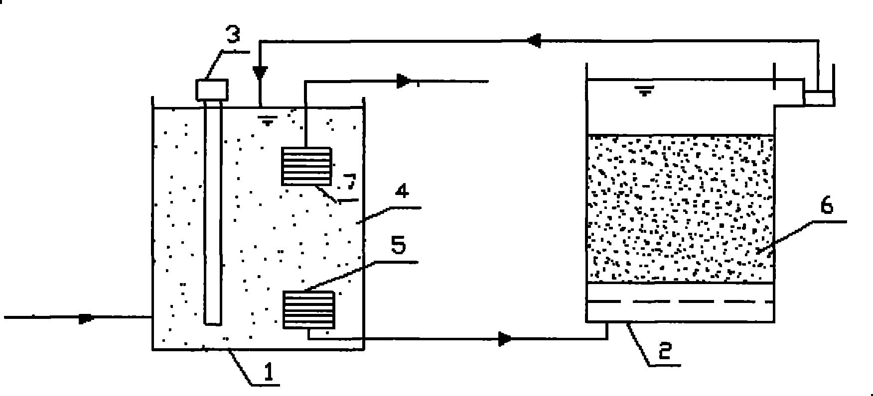 Photocatalysis and biotreatment combined drinking water treatment method