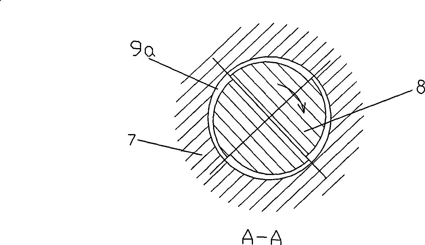 Hydrodynamic auxiliary shoring cutter-holder and shoring method