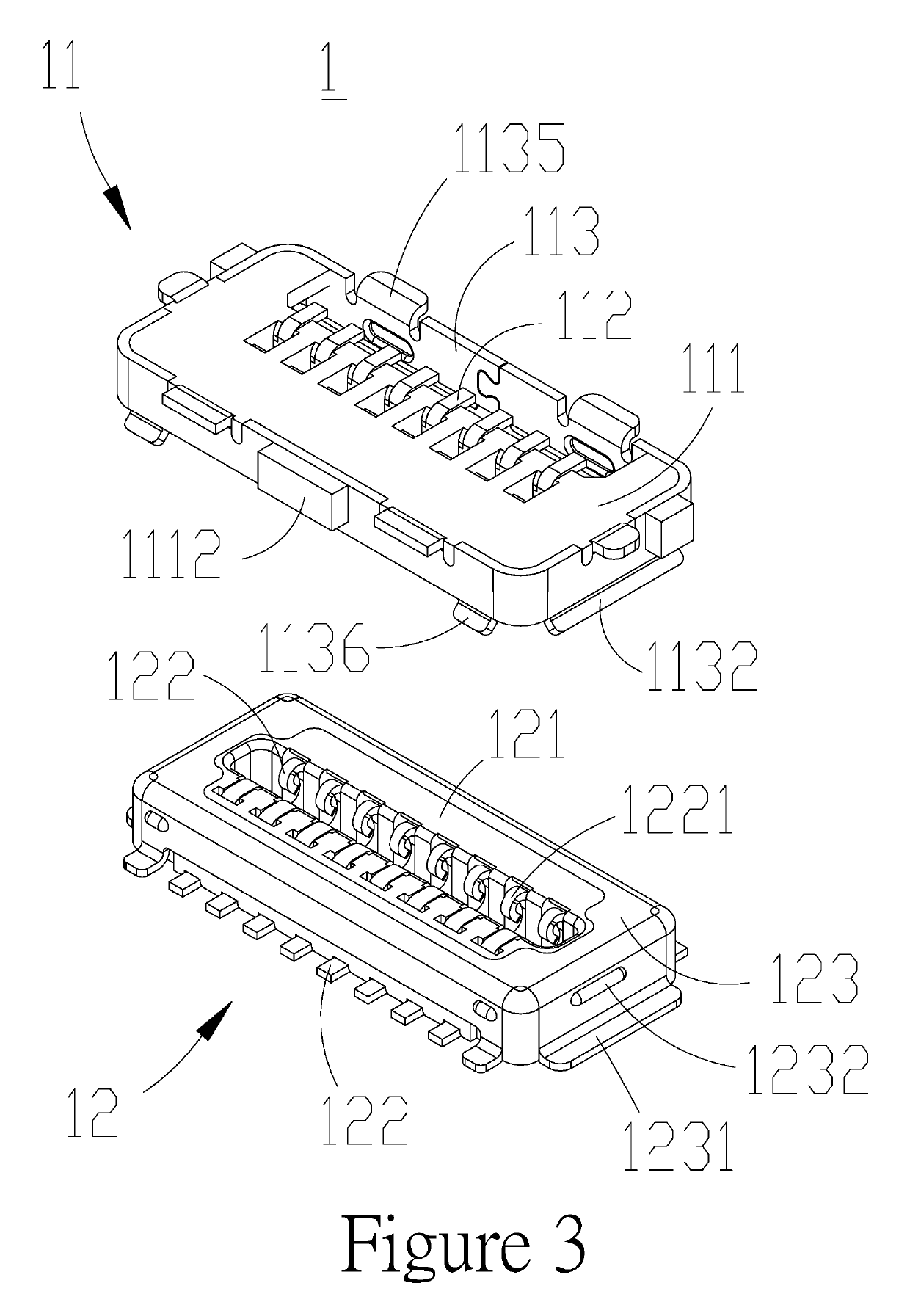 Board to board connector assembly