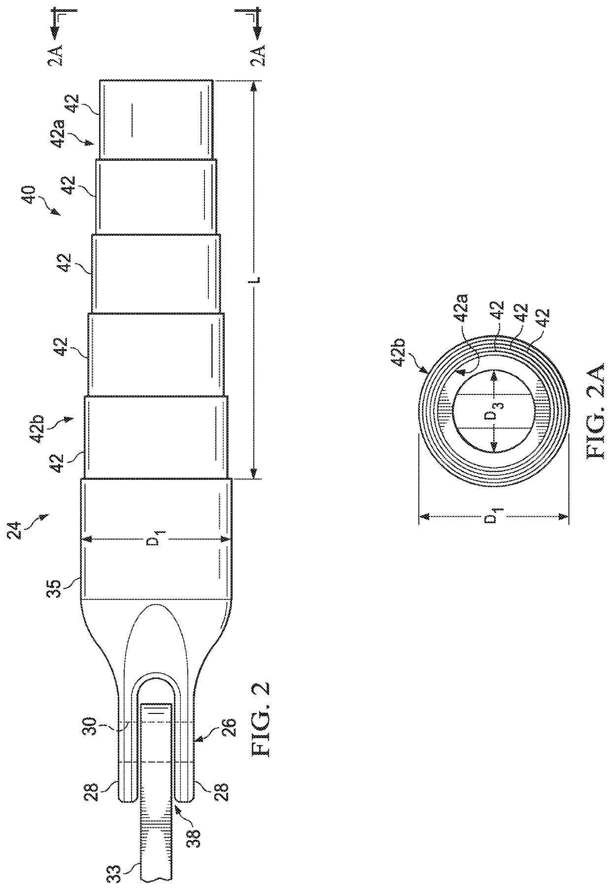 Tubular Composite Strut Having Internal Stiffening and Method for Making the Same