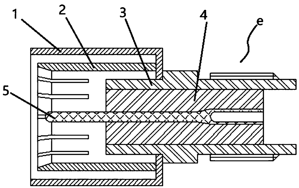 Fast connection tool of communication device