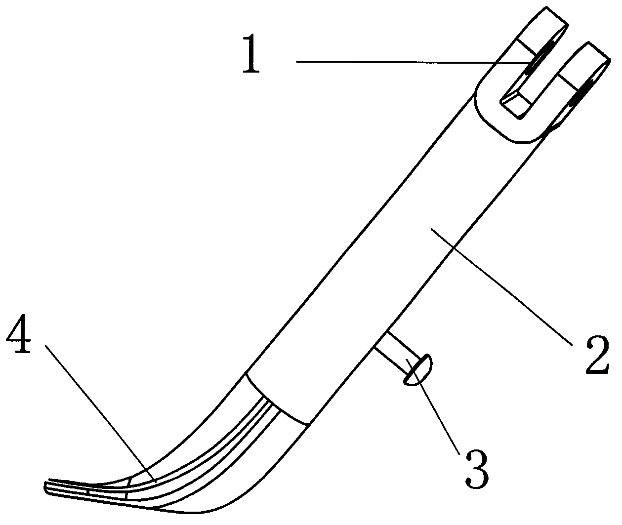 Side support for motorcycle