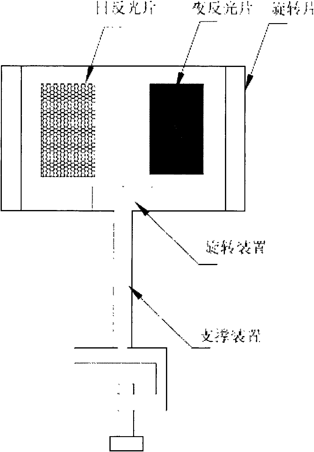 Day-and-night lighting type rotary bird repeller