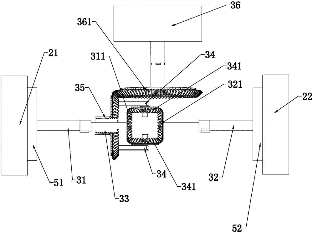 Suitcase with walking device