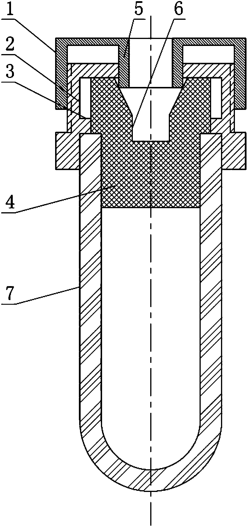 Loaded slope-expansion-type cap plug fastening mechanism