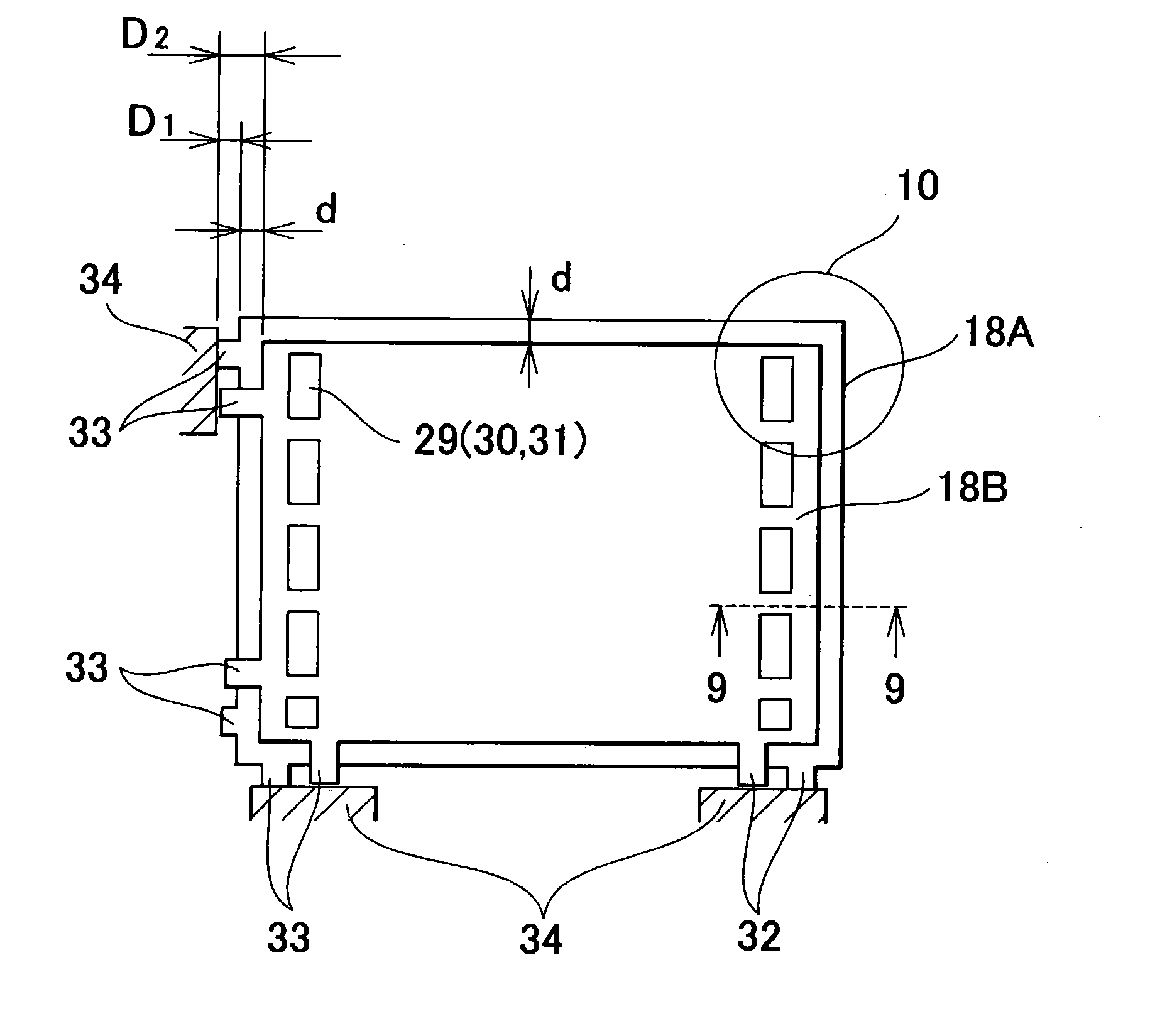 Sealing structure of fuel cell and manufacturing method of same