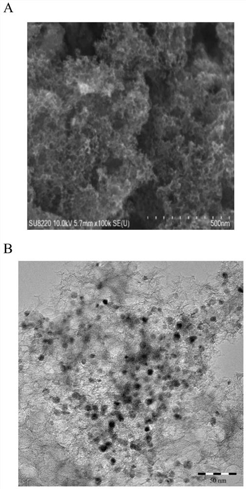 Carbon-nitrogen material loaded nickel catalyst with adjustable mesoporous aperture as well as preparation method and application of carbon-nitrogen material loaded nickel catalyst