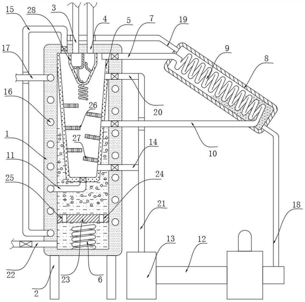 A kind of electronic grade nitric acid production process