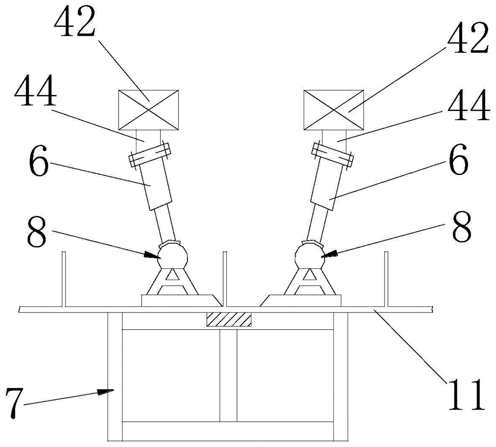 Welding stress frame used for light enclosure wall structure of vessel