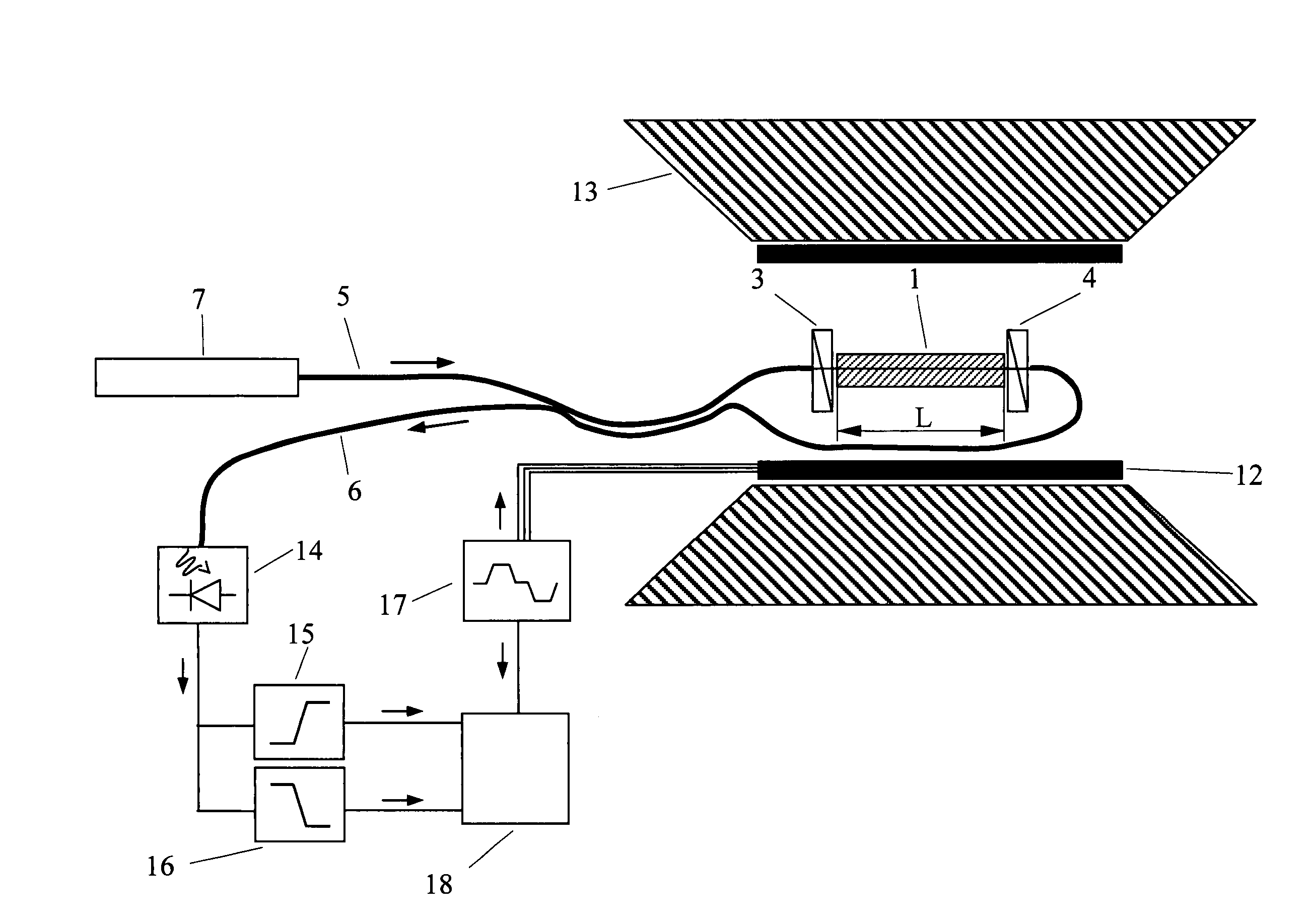 Method and apparatus for detecting the position and the orientation of an interventional device