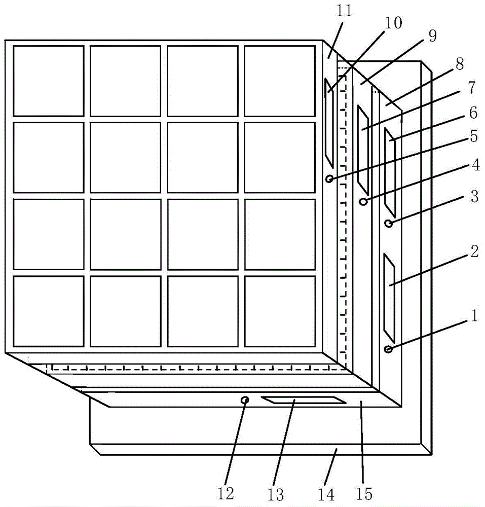 An addressable electrical modulation imaging spectrum infrared detection chip