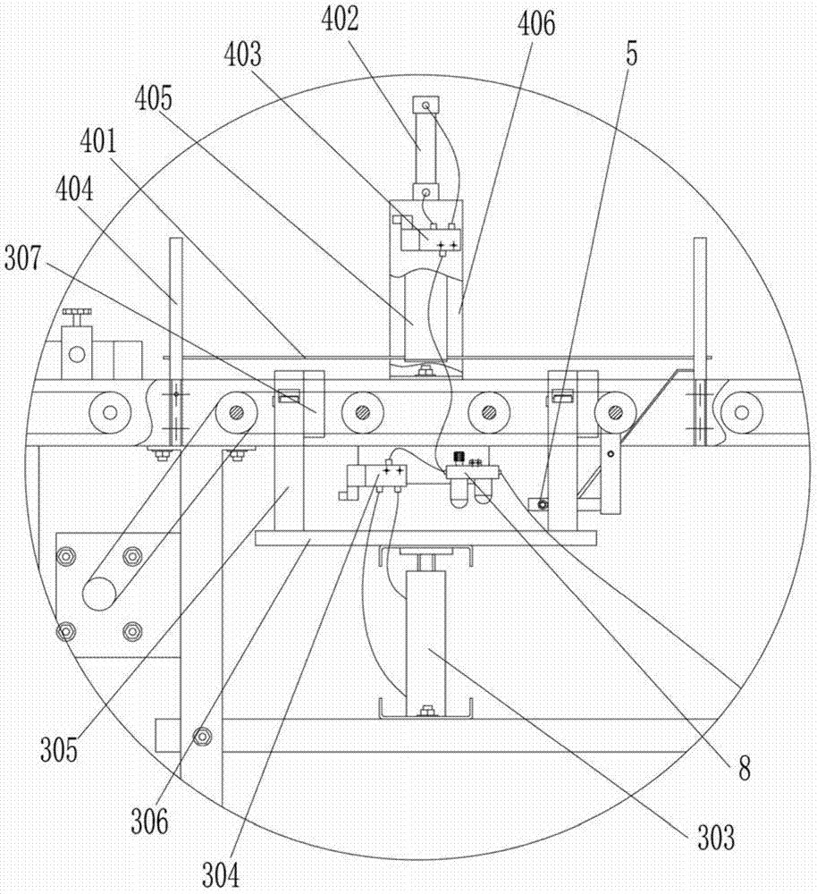 Automatic rice seedling plate overlapping device