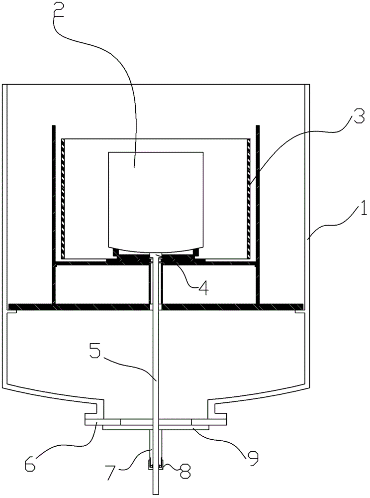 Self-adaptive sapphire crystallization furnace