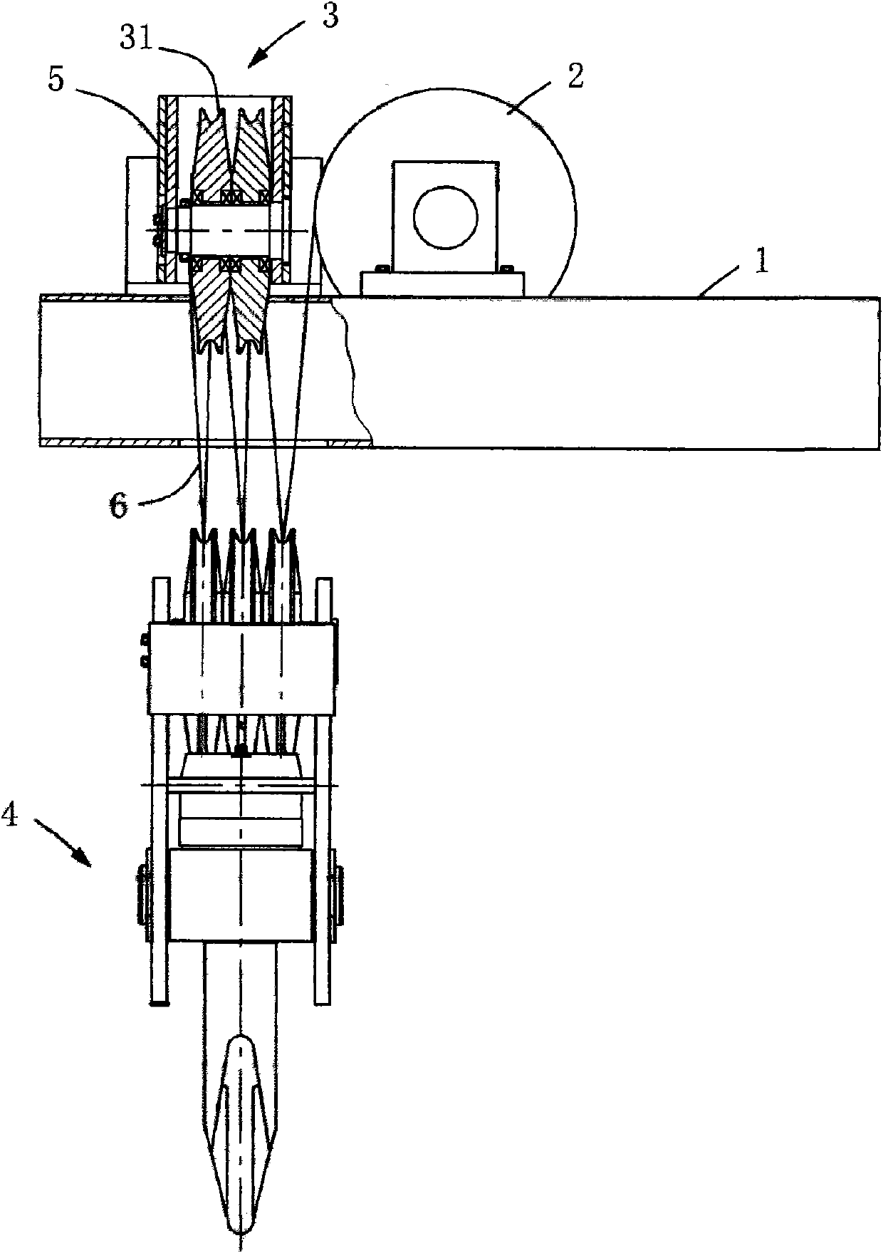 Crane lifting mechanism