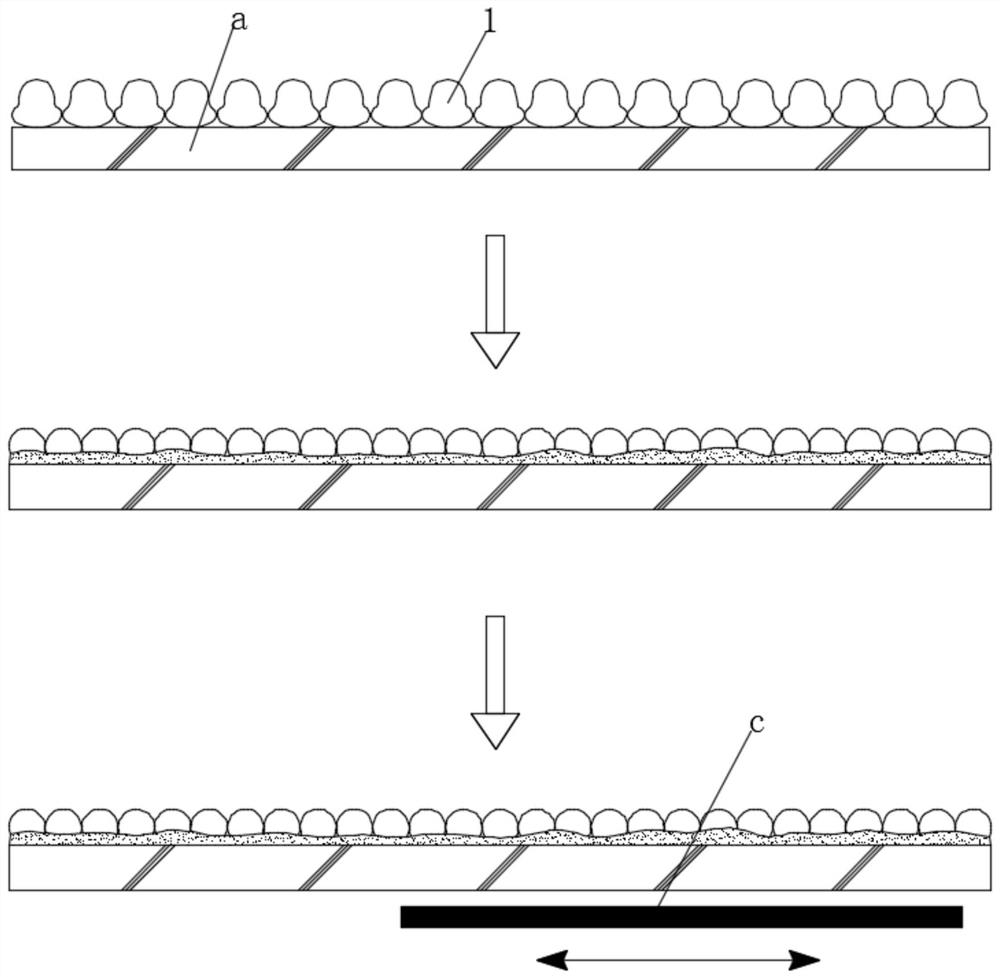 A process for removing magnetic powder from oily steel plate with porous surface