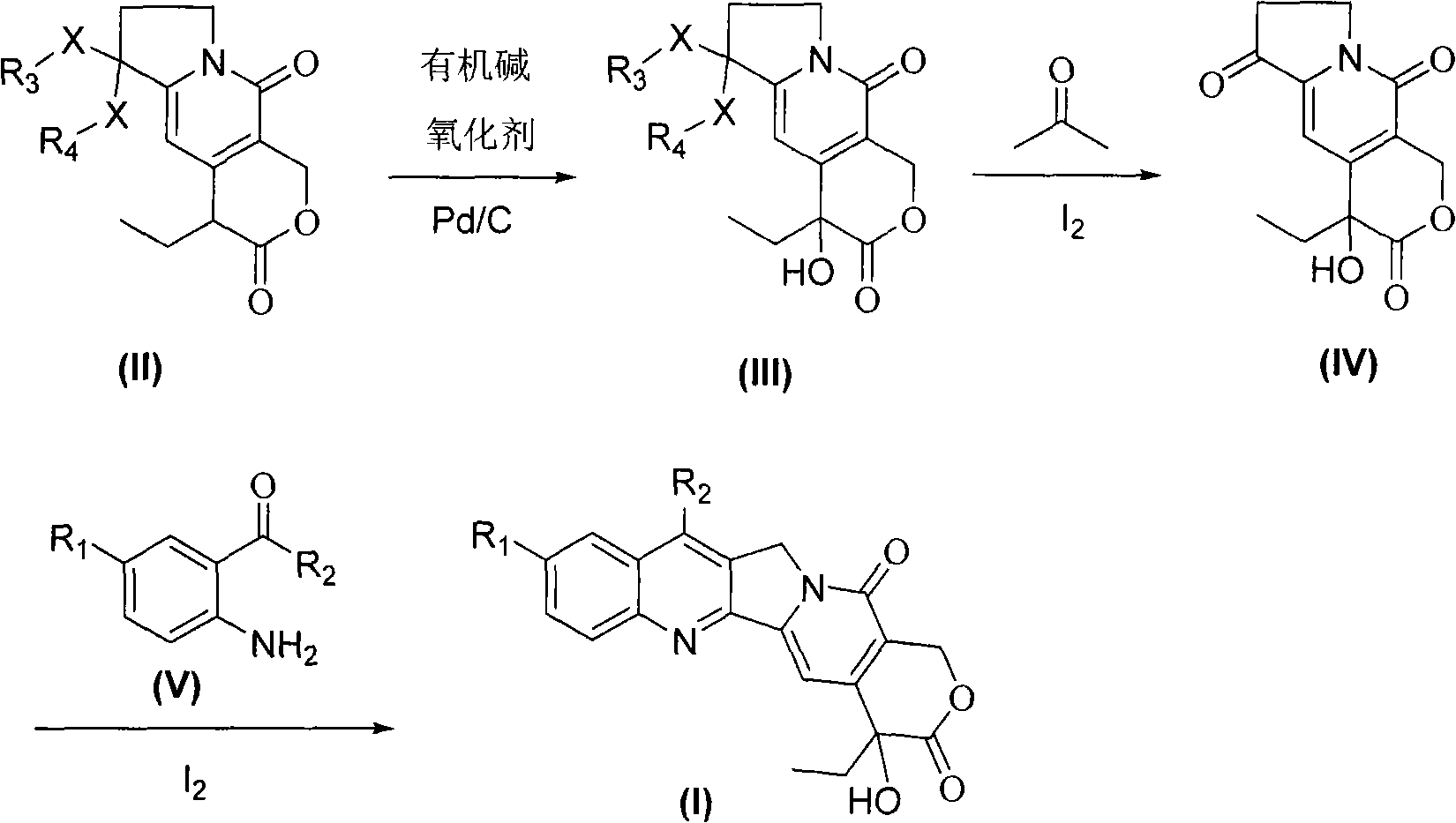 Camptothecin and method for preparing analogues thereof
