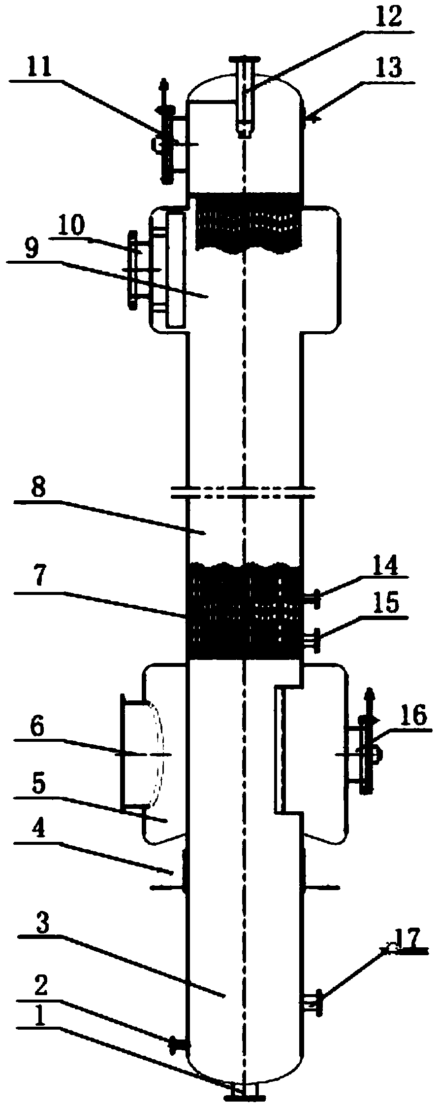 Novel waste heat/live steam composite evaporator