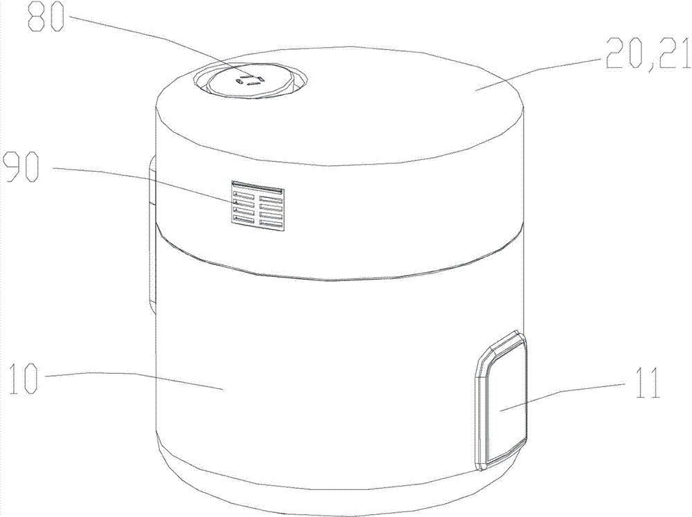 Electric caldron with electric baking function