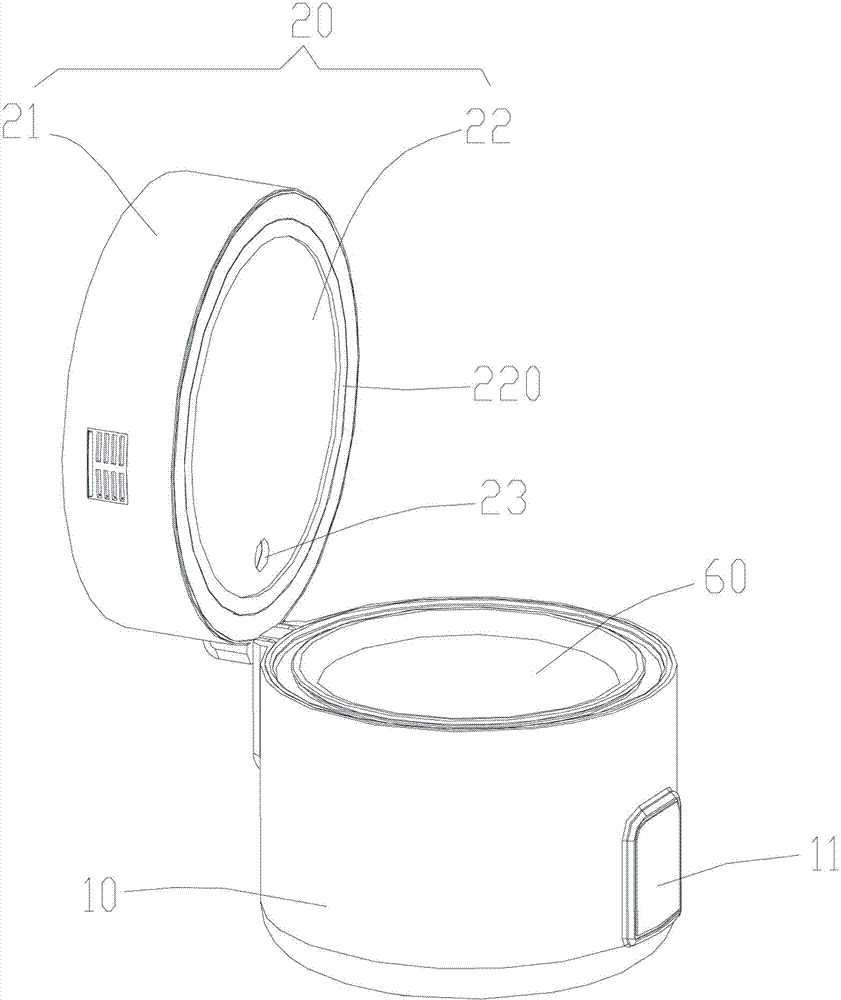 Electric caldron with electric baking function