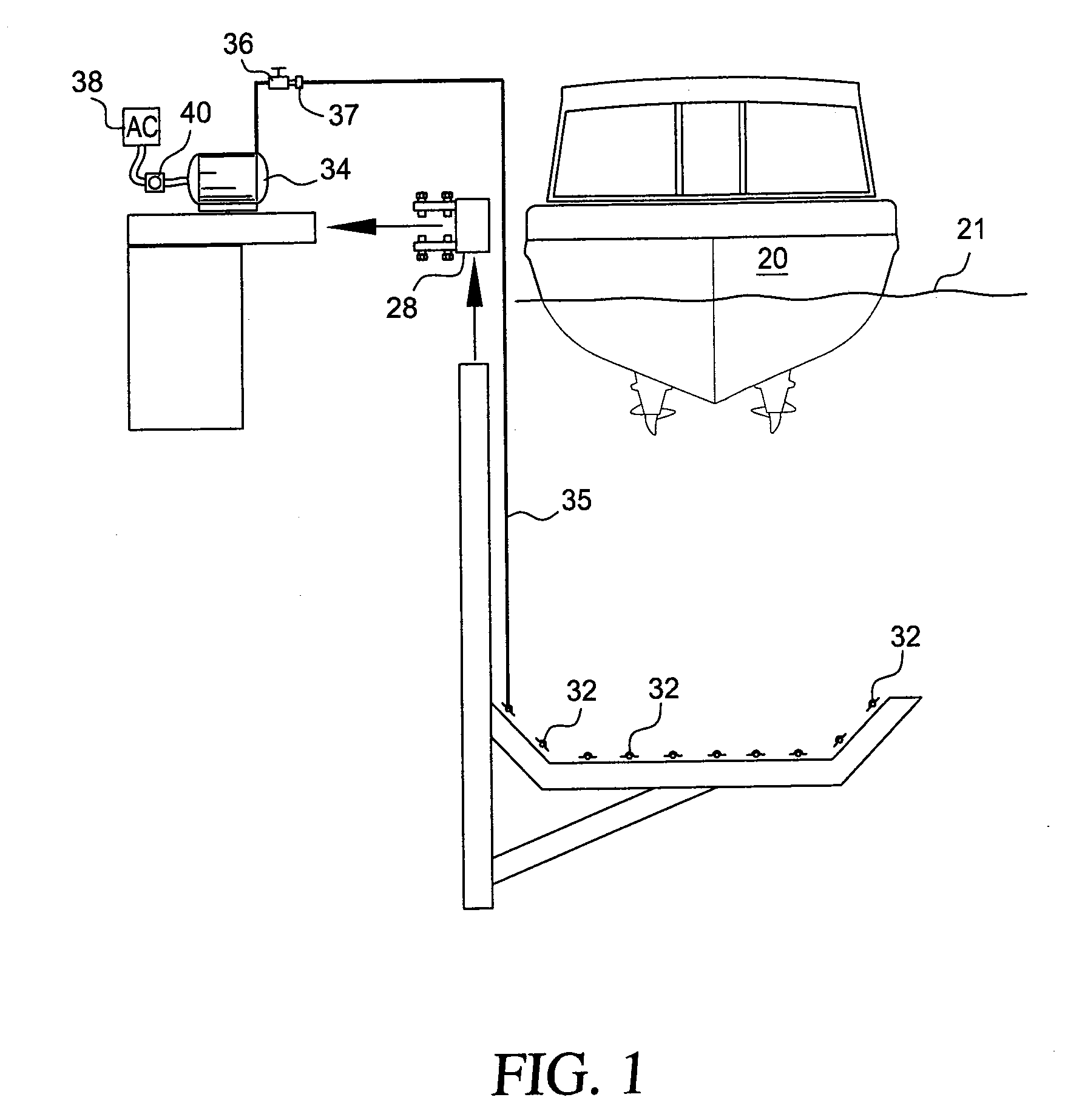 Apparatus and Method for Inhibiting Fouling of an Underwater Surface