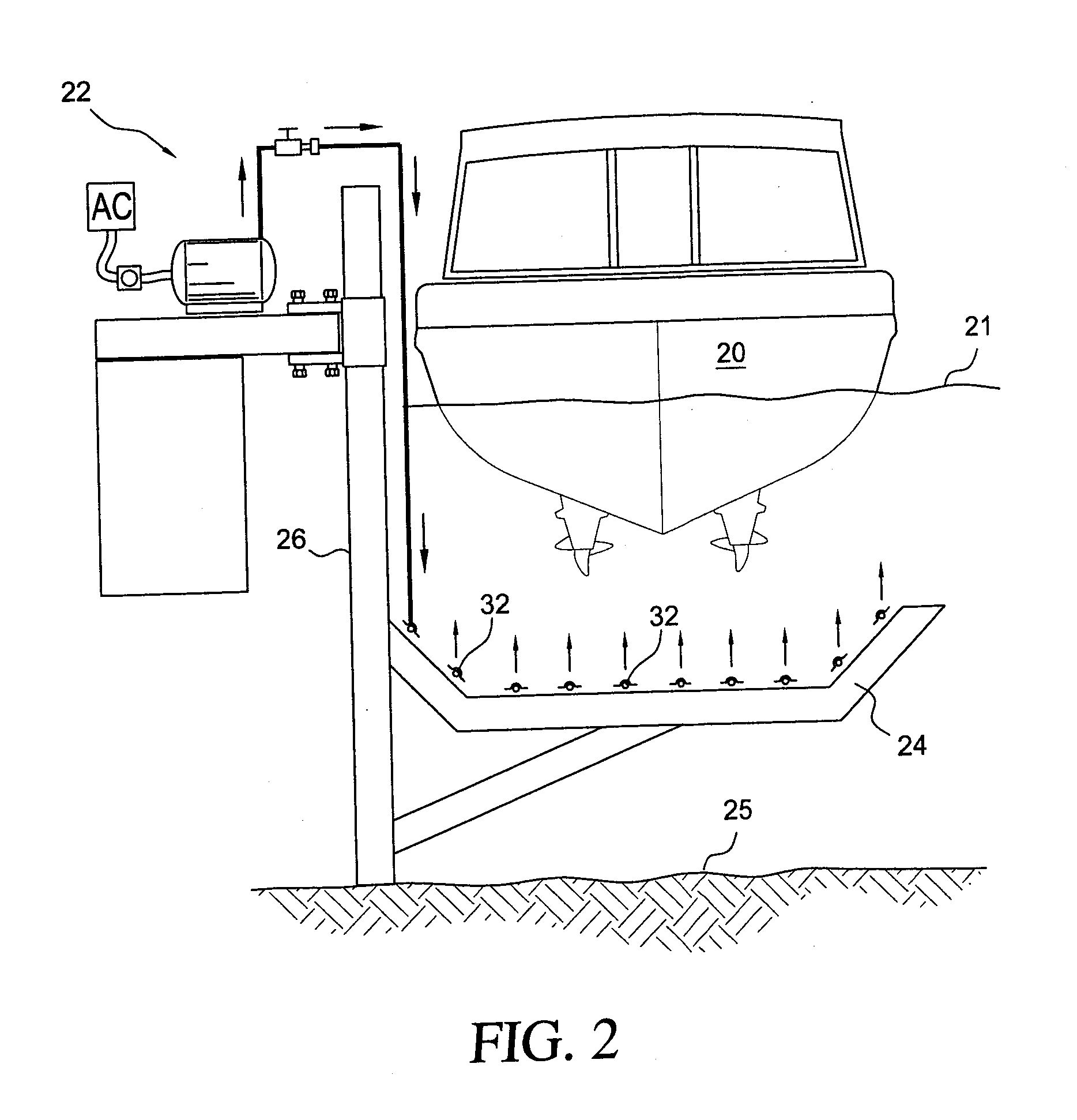 Apparatus and Method for Inhibiting Fouling of an Underwater Surface