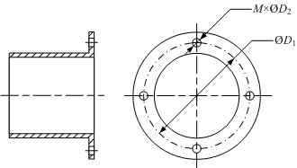 Flange plate hole system free comprehensive installation error rapid evaluation method