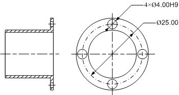 Flange plate hole system free comprehensive installation error rapid evaluation method