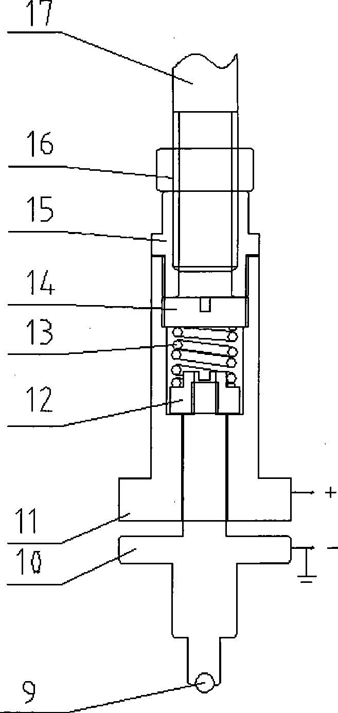 Air valve pressing mechanism capable of precisely controlling different air valve angle shift-down