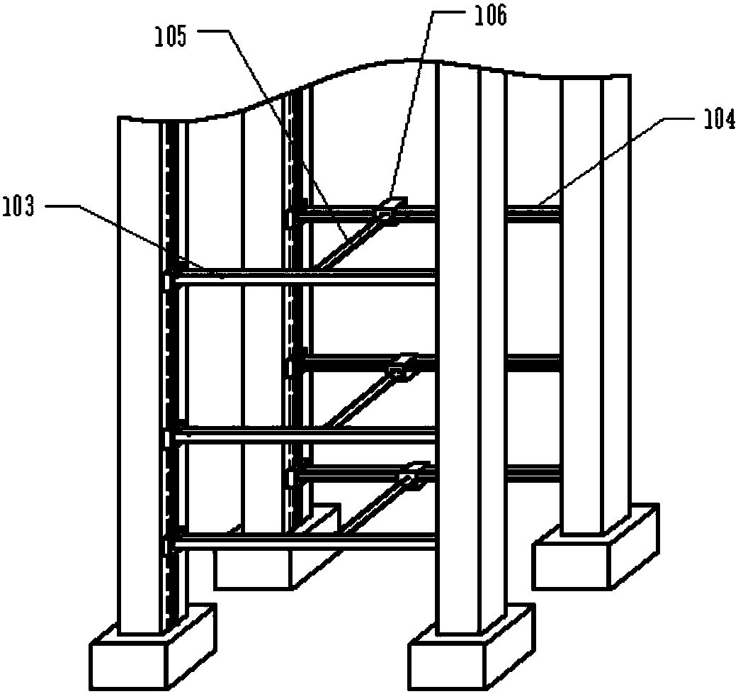 Adjustable dust removal device of LED lamp