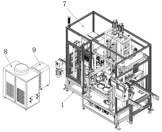 Stator assembly equipment for dual motors of new energy automobile