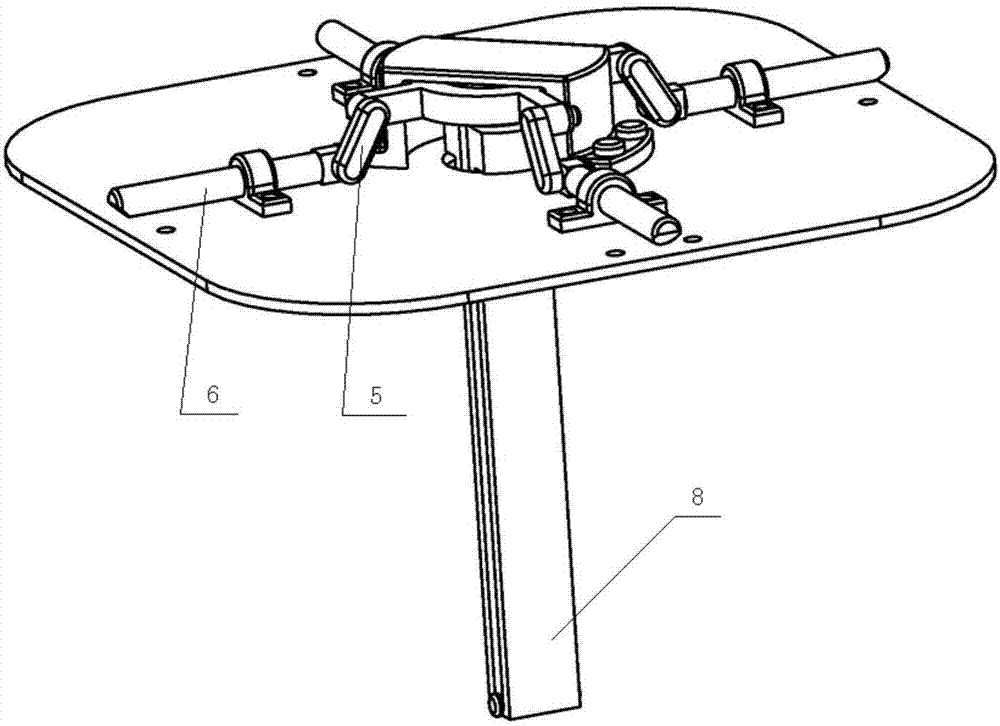 Opening cover lock device based on linkage mechanism