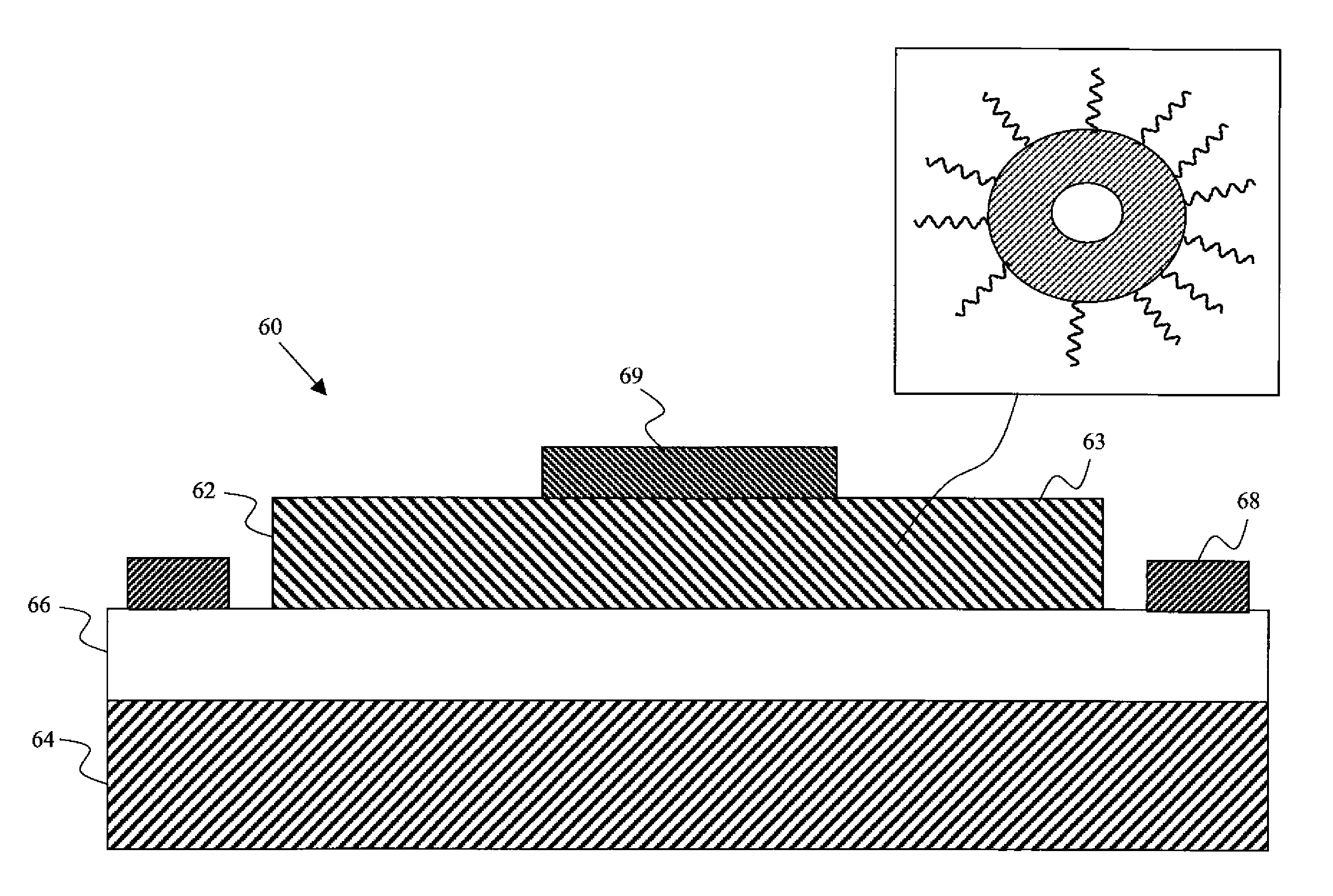 White-light electro-luminescent device with improved efficiency