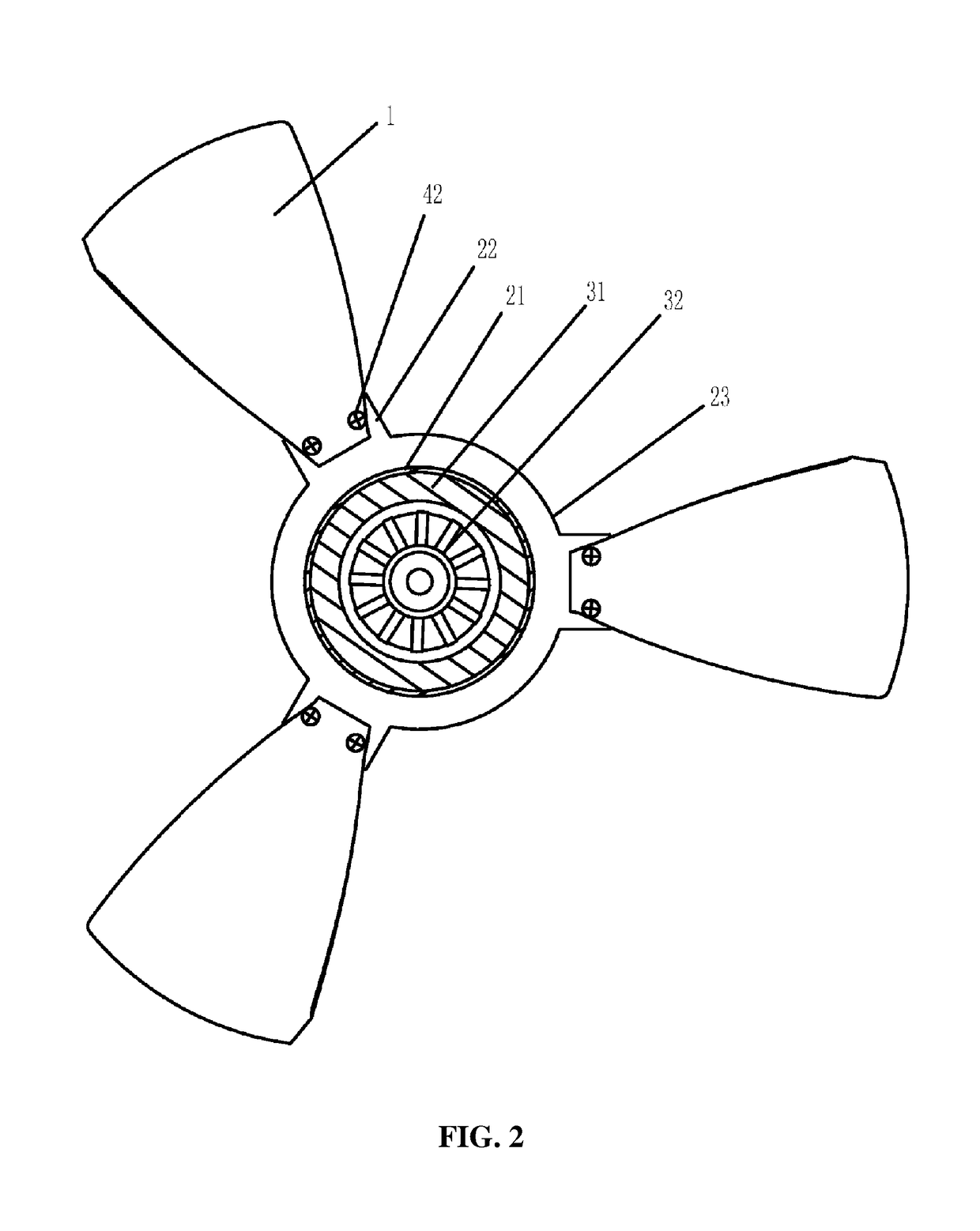 Fan system having an external rotor