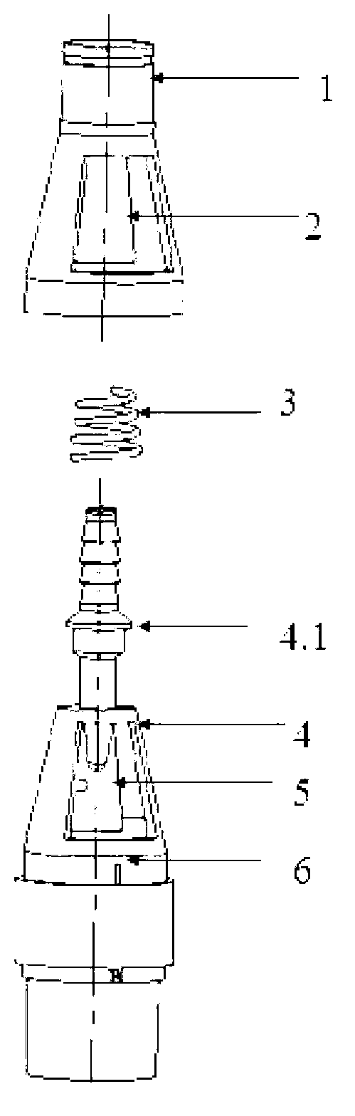 Adjuster for oxygen conveying device
