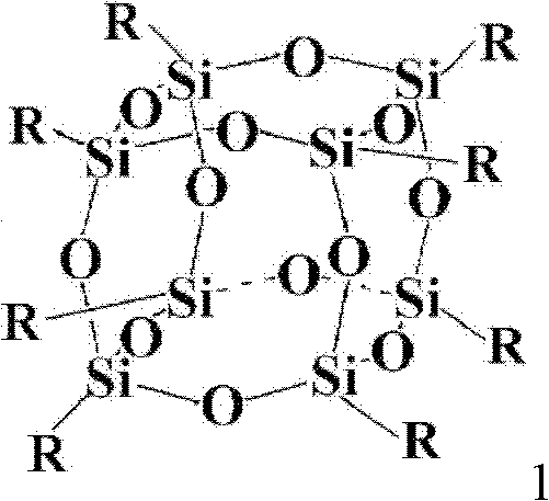 Preparation method of cage type n-propyl oligomeric silsesquioxane