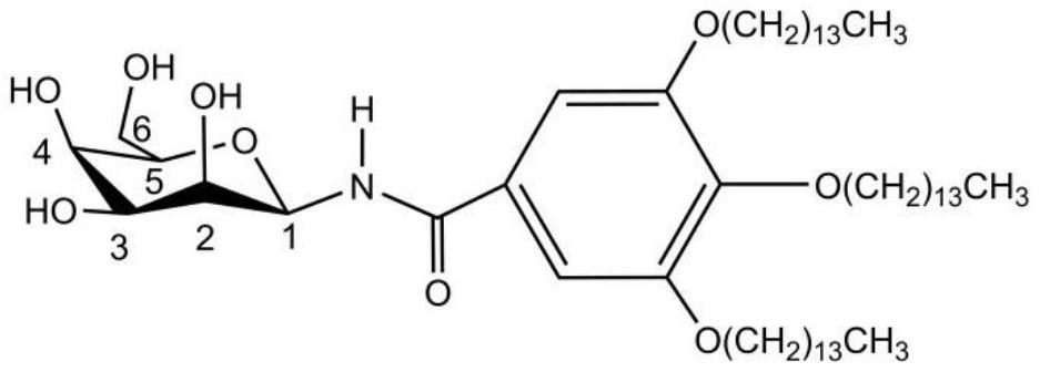 Reversible phase-change atomized liquid gel containing sugar-amide-aryl-hydrocarbyl four-segment sugar-based gelling agent and its preparation method and application