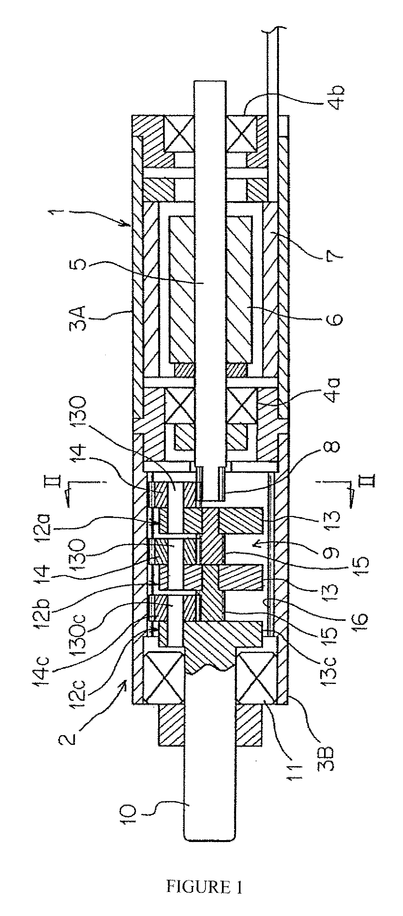 Motor shaft for micromotor, and micromotor