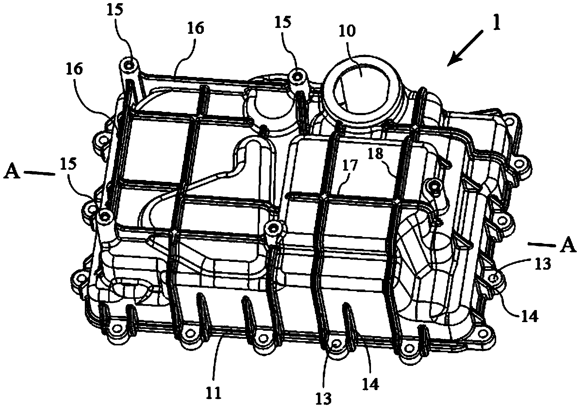 Hydraulic mechanism cover cap of automobile double-clutch transmission