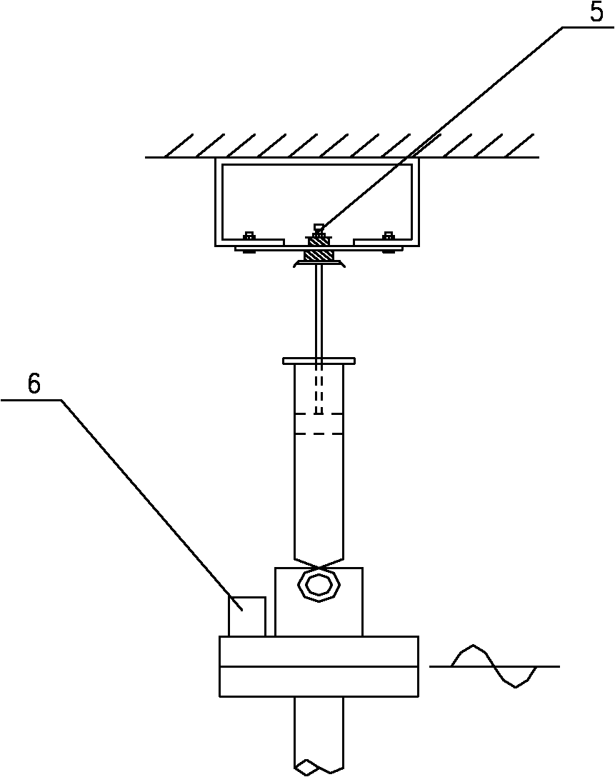 Shock absorber noise detection device and method