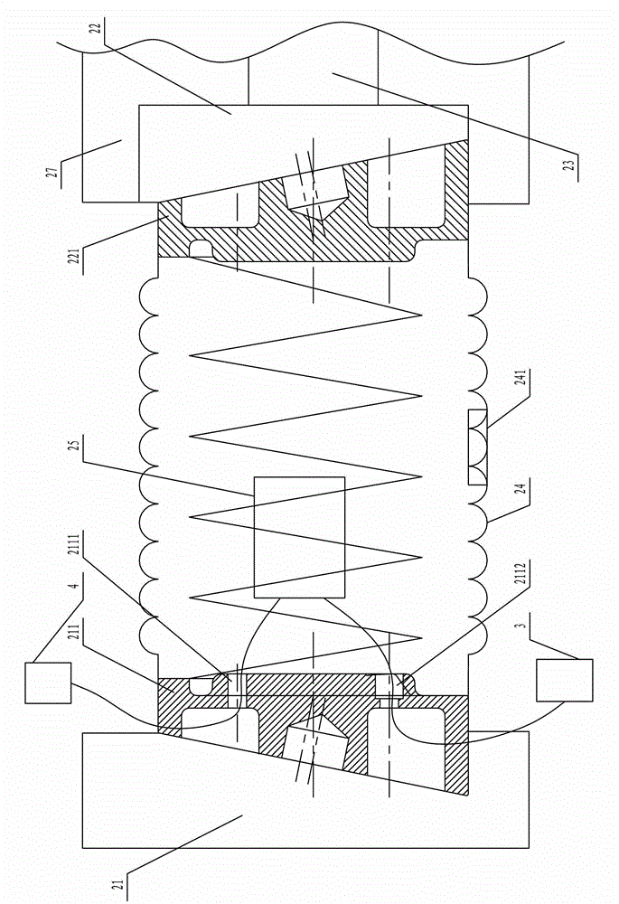 Spring salt mist fatigue test device