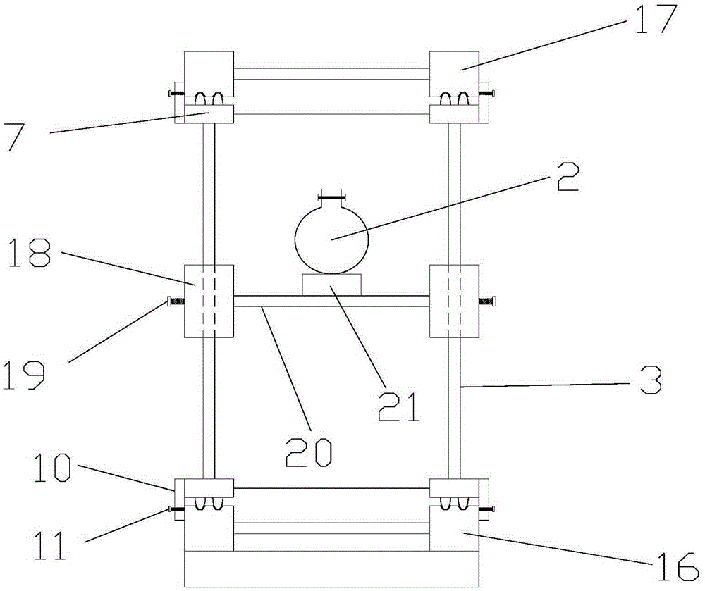 Rebound value testing device