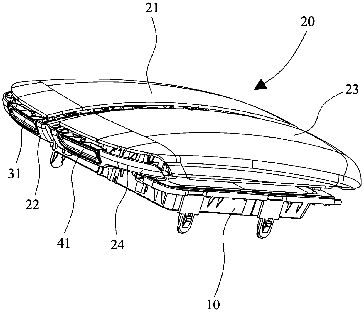 Automobile elbow rest device and automobile