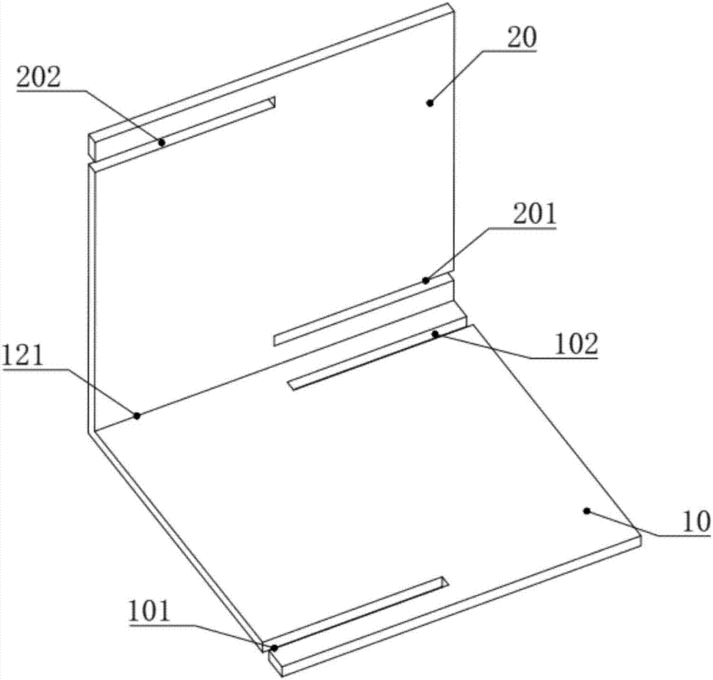 Detachable article placing cabinet