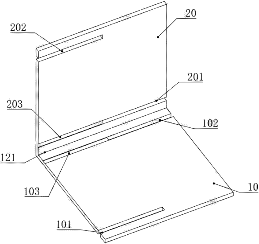 Detachable article placing cabinet