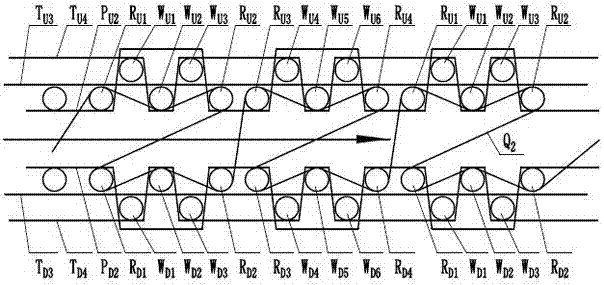 A kind of two-color jacquard velvet and its weaving method