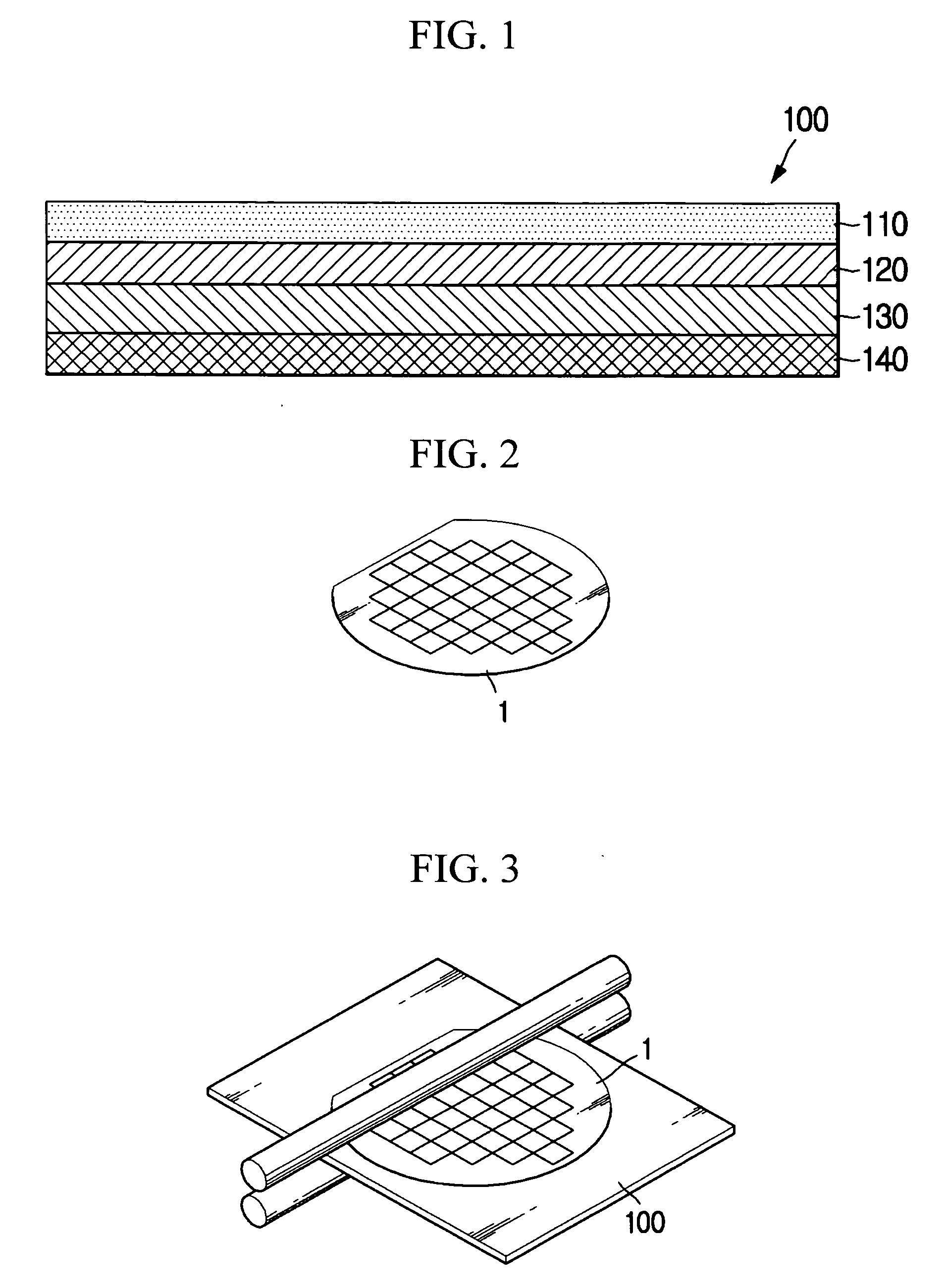 Dicing die adhesive film for semiconductor